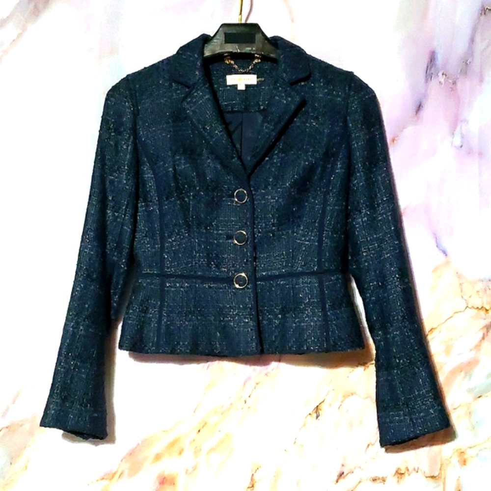 🌹 Tory Burch Tweed Twill Blazer 🌹